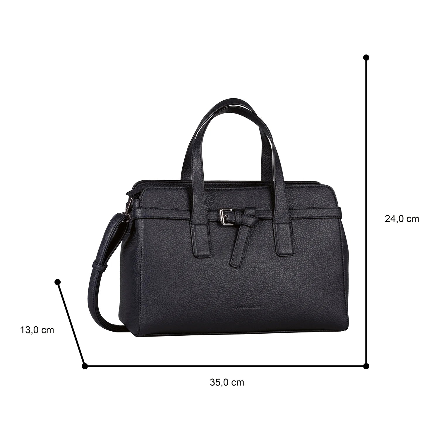 Tom Tailor Maurine Zip Shopper M 35 cm - Black