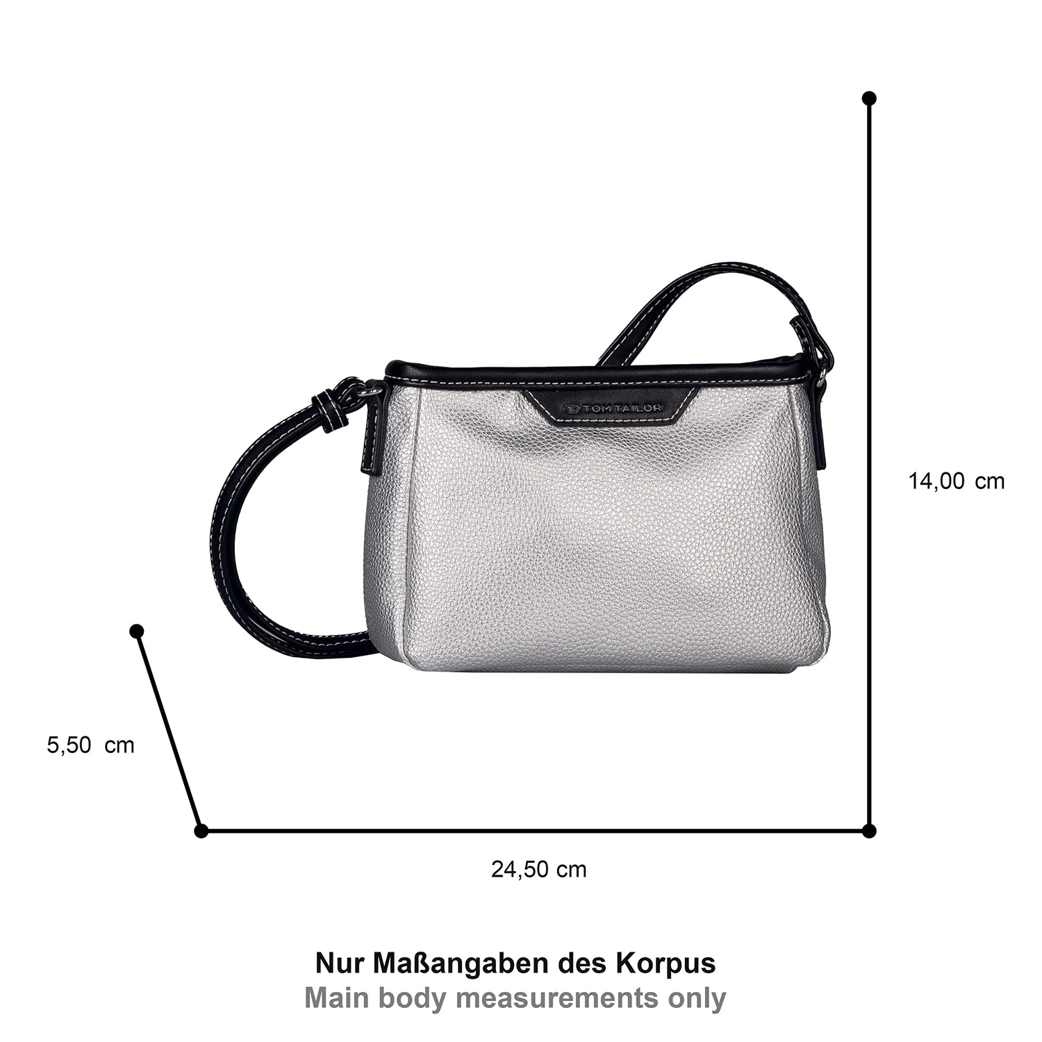 Tom Tailor Leora Cross Bag XS 21 cm - Silver