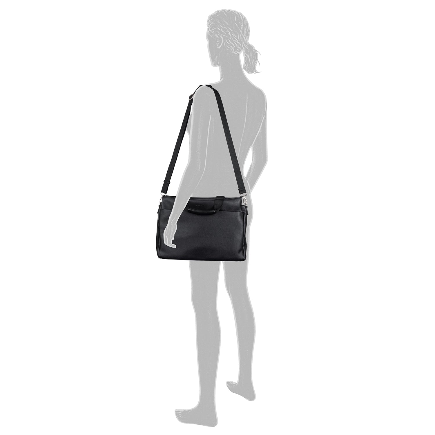 Tom Tailor Rella Zip Tote Bag L 37 cm - Black