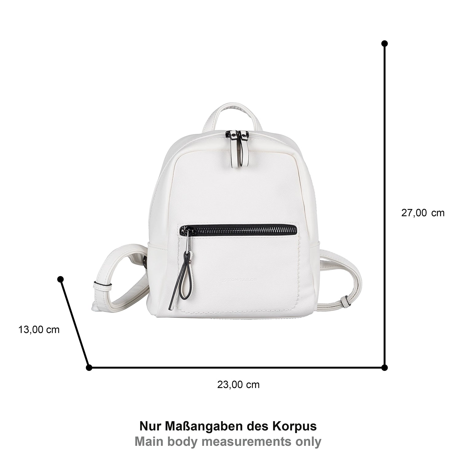 Tom Tailor Tamara Backpack S 27 cm - White