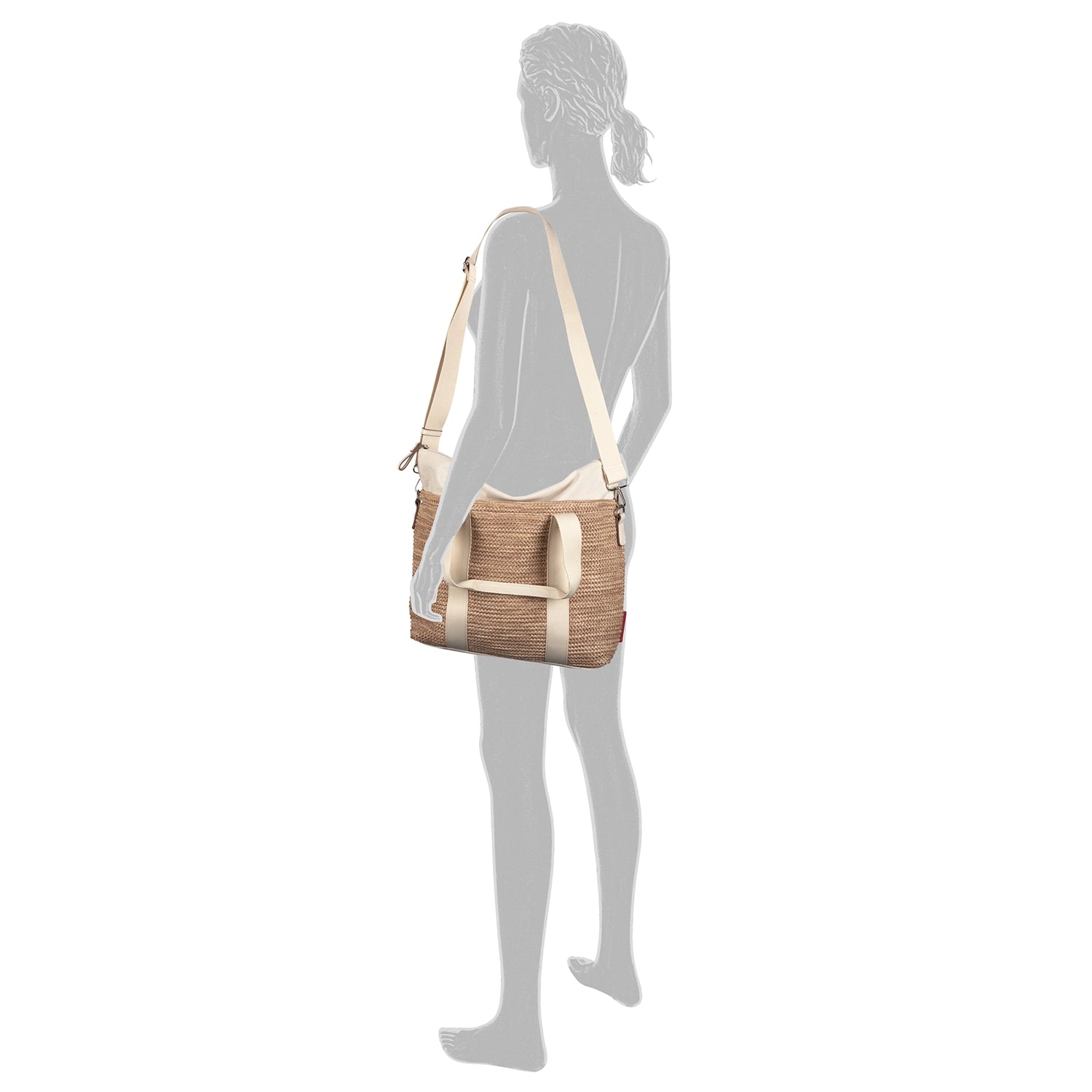 Tom Tailor Vicky Zip Shopper L 41 cm - Mixed Beige