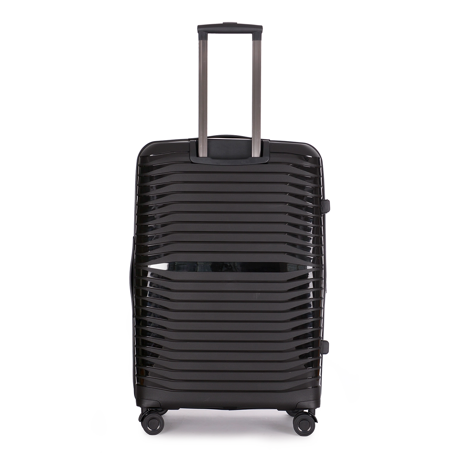 Stratic Bright + 4-Rollen Trolley L 76 cm - Silver