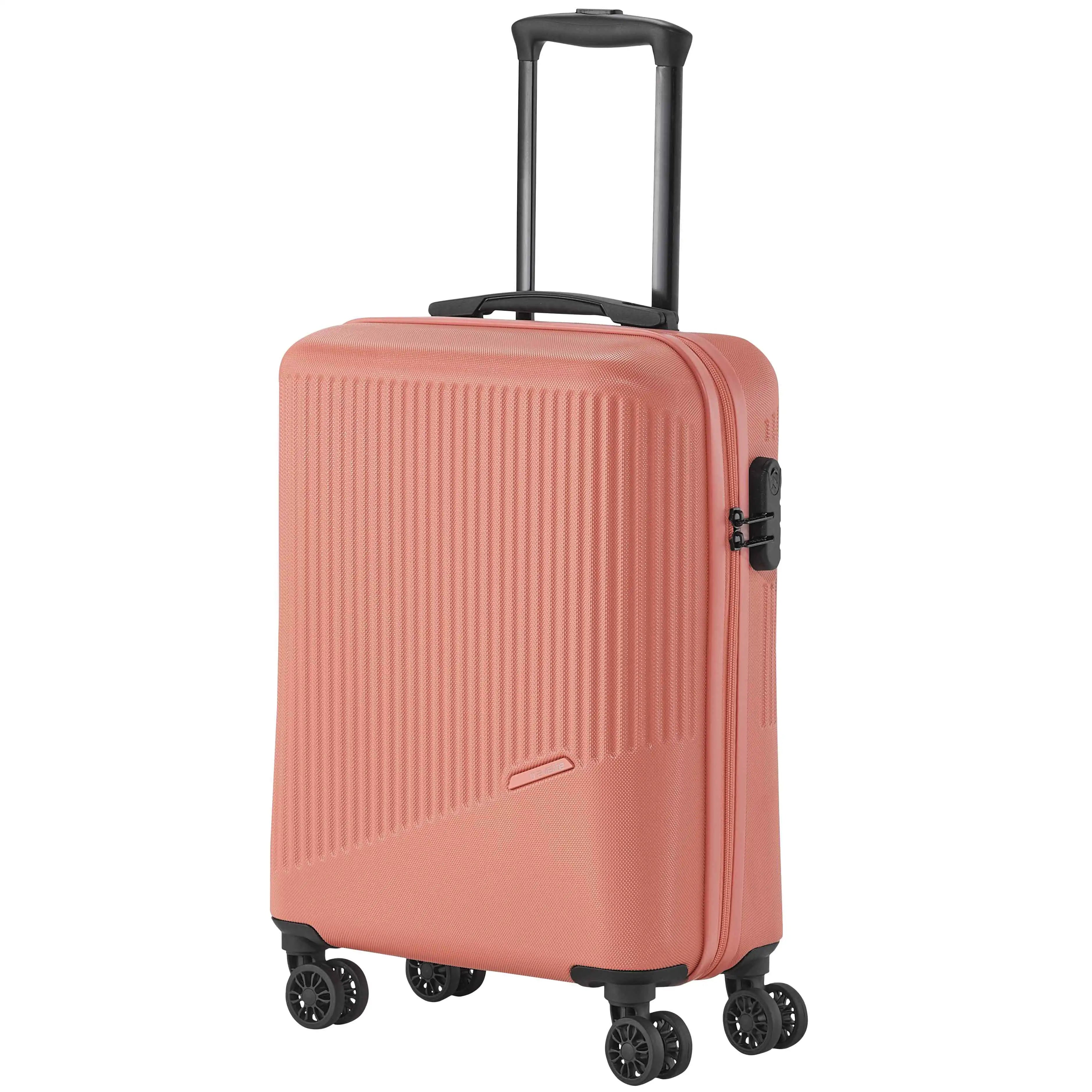 Travelite Bali 4-Rollen Trolley Set L/M/S - Koralle