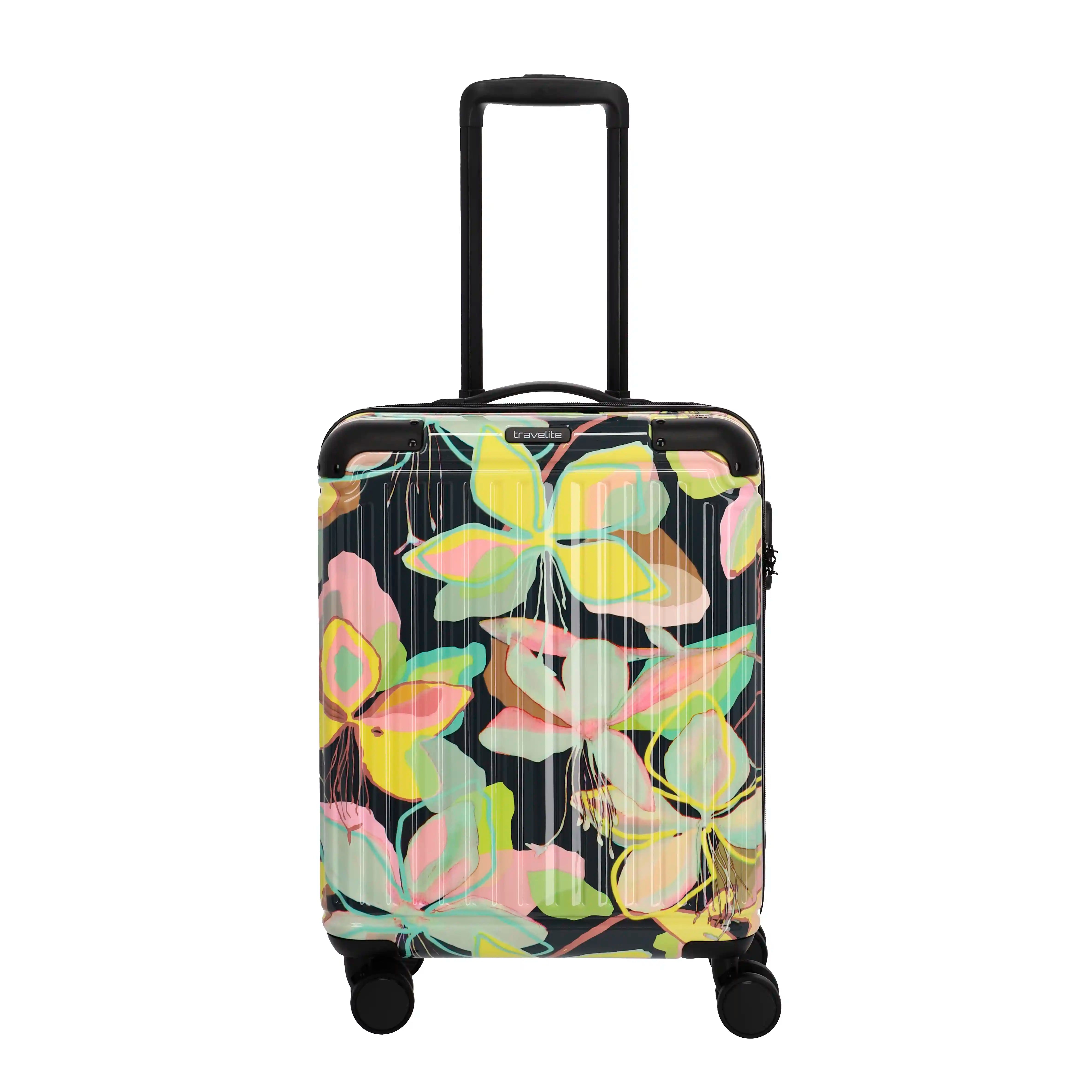 Travelite Cruise 4-wheel trolley 55 cm - Yellow Orchid