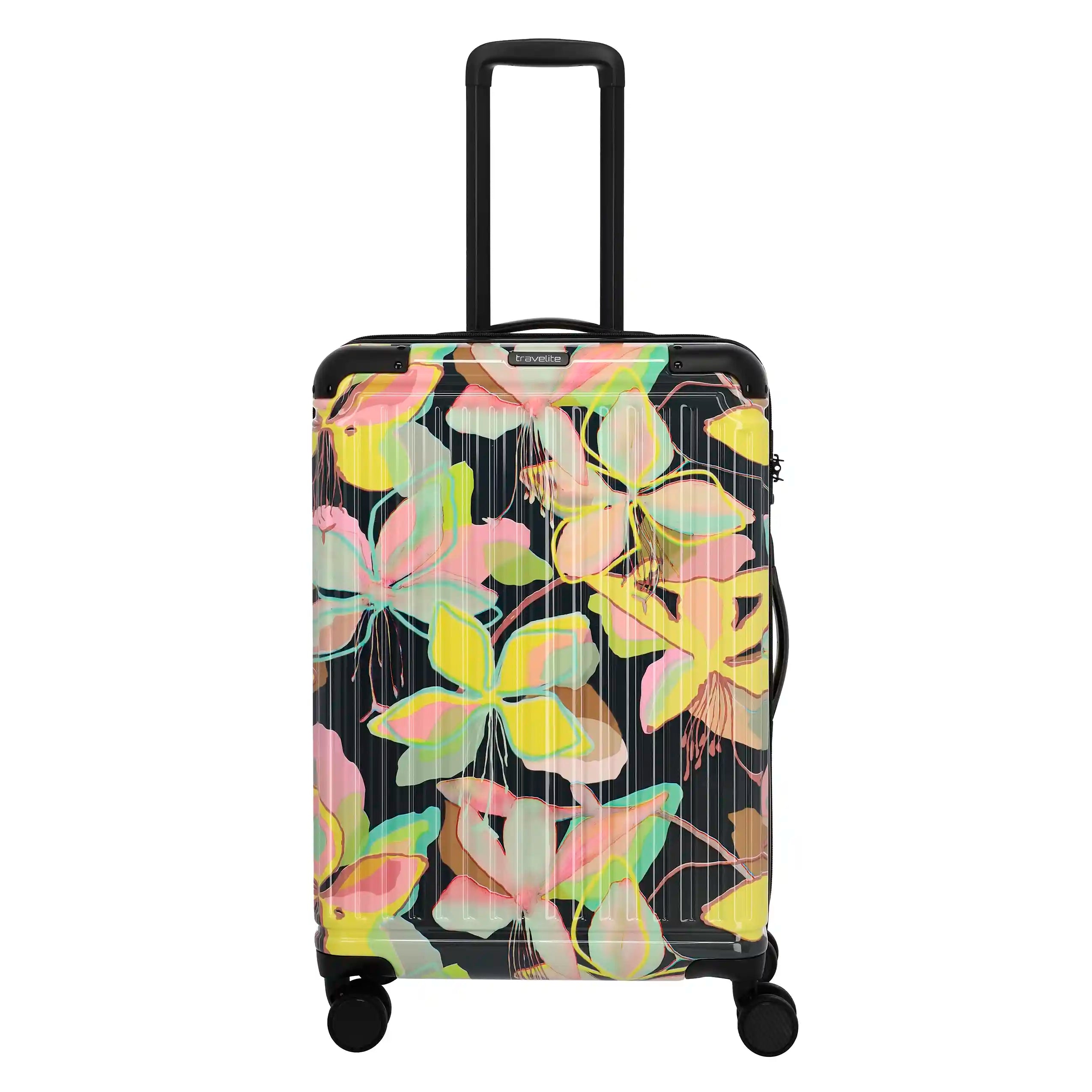 Travelite Cruise 4-wheel trolley 67 cm - Yellow Orchid