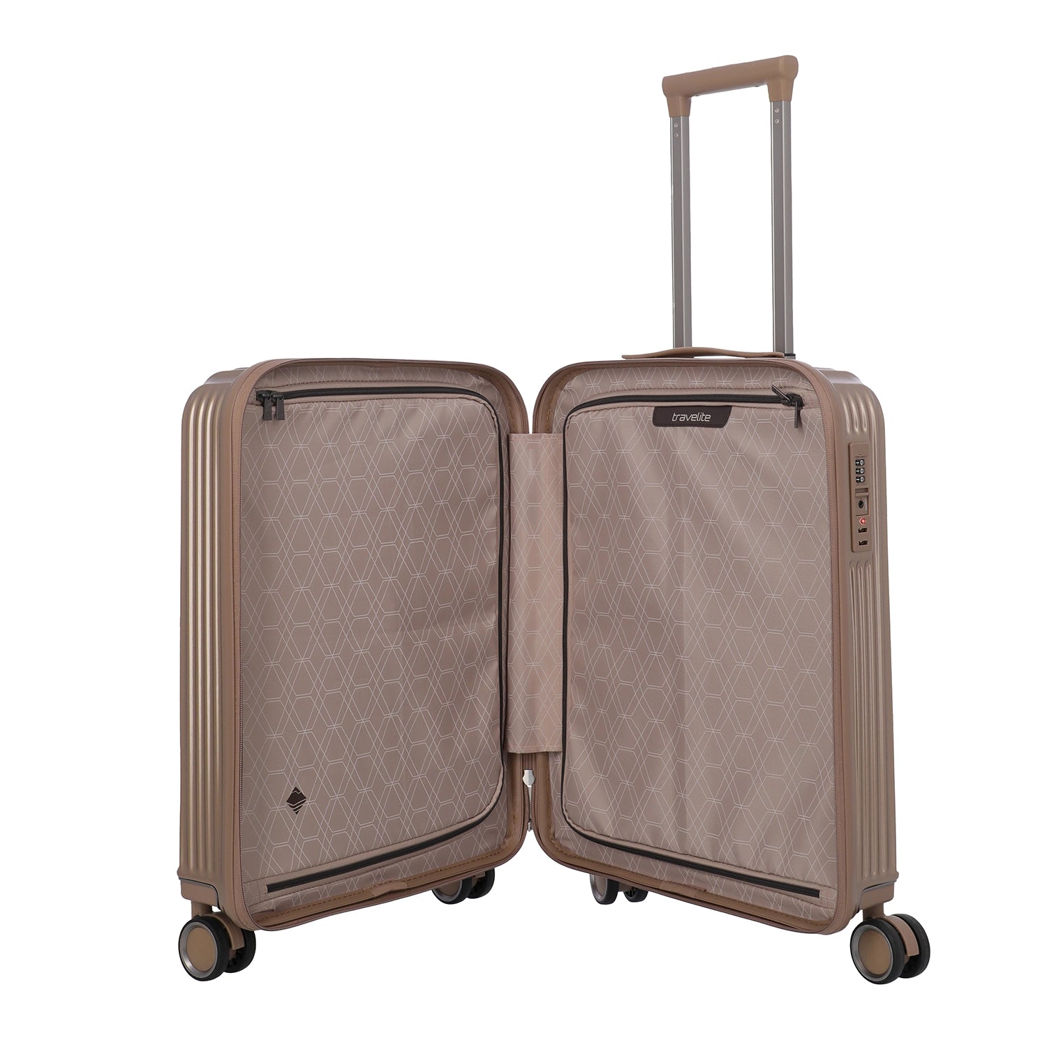 Travelite Paros Kabinentrolley S 55 cm - Capucchino