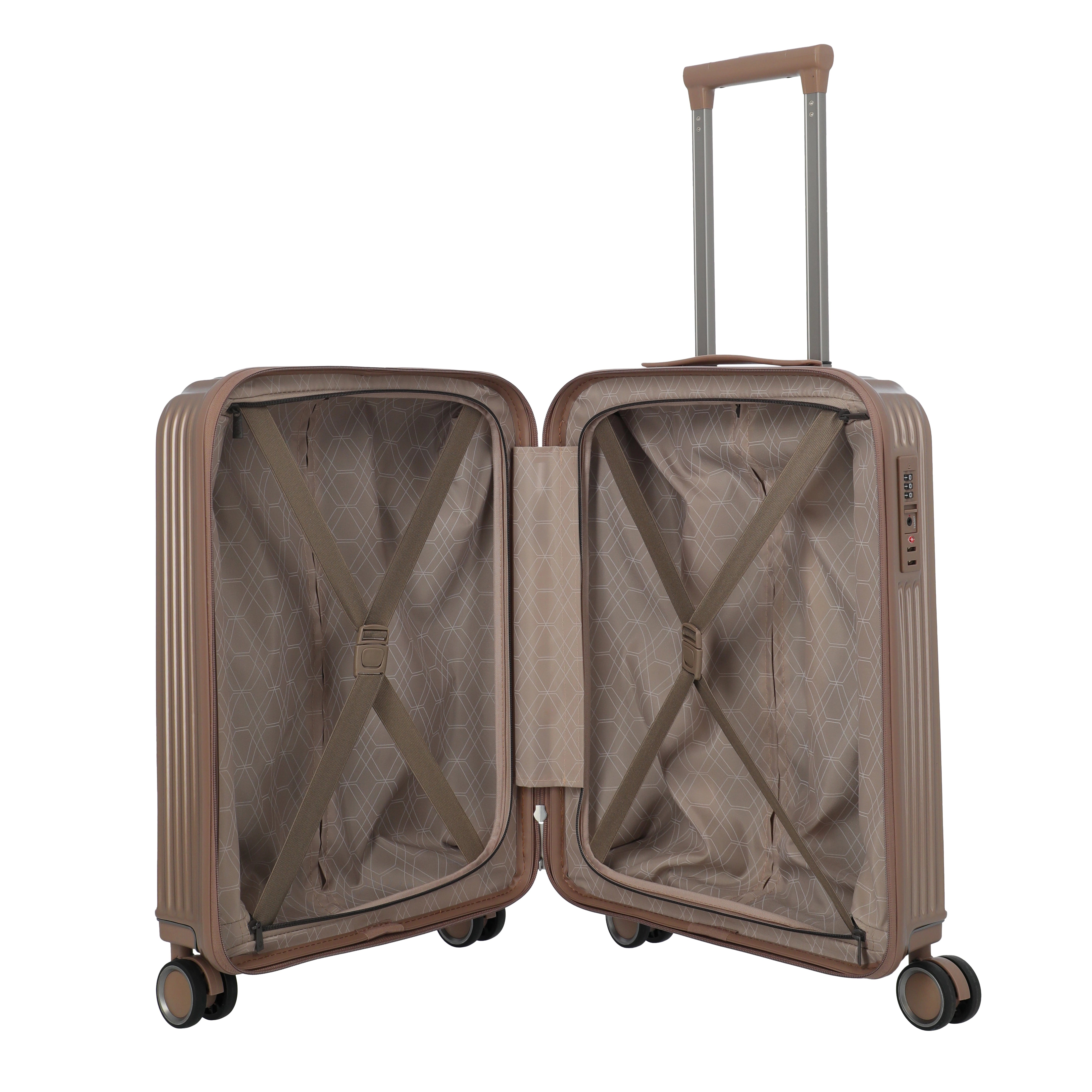 Travelite Paros Kabinentrolley S 55 cm - Capucchino