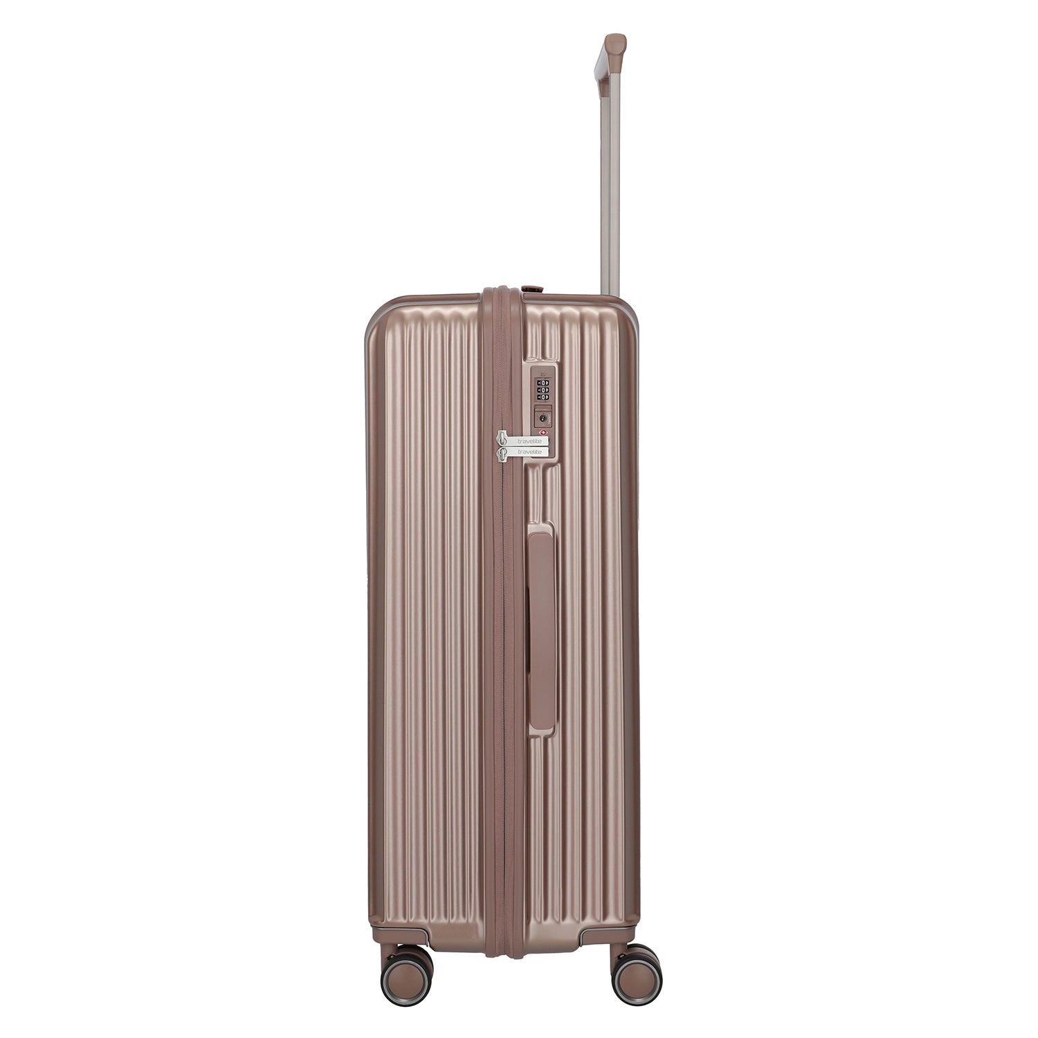 Travelite Paros 4-Rollen Trolley L 76 cm - Cappucchino