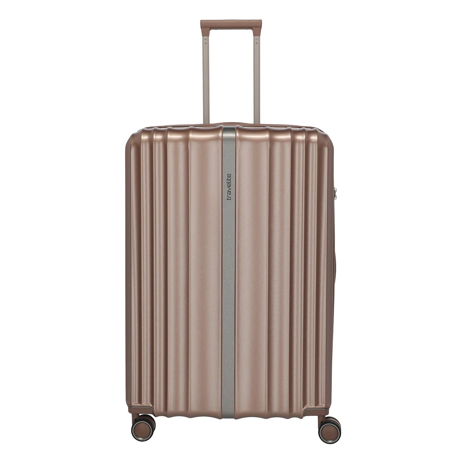 Travelite Paros 4-Rollen Trolley L 76 cm - Cappucchino