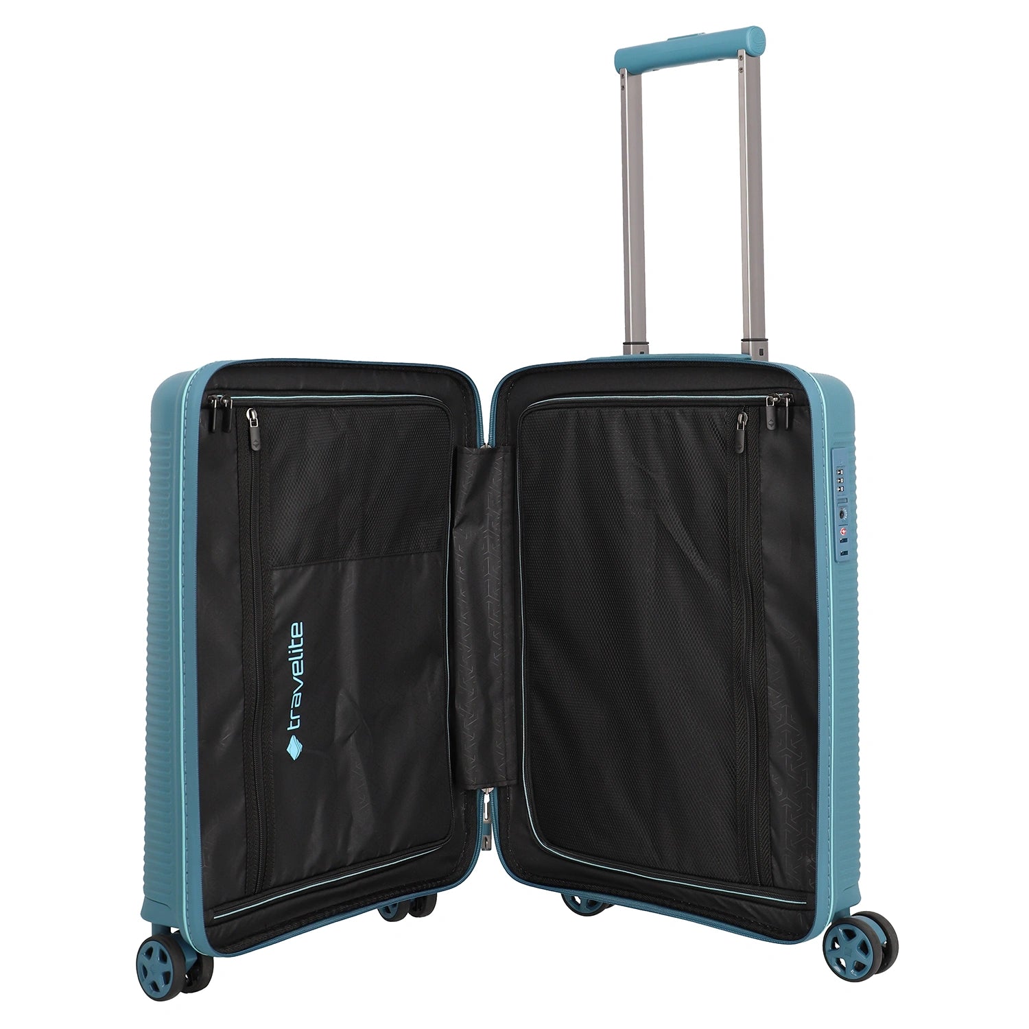 Travelite Roomer 4-Rollen Trolley S 55 cm - Schwarz