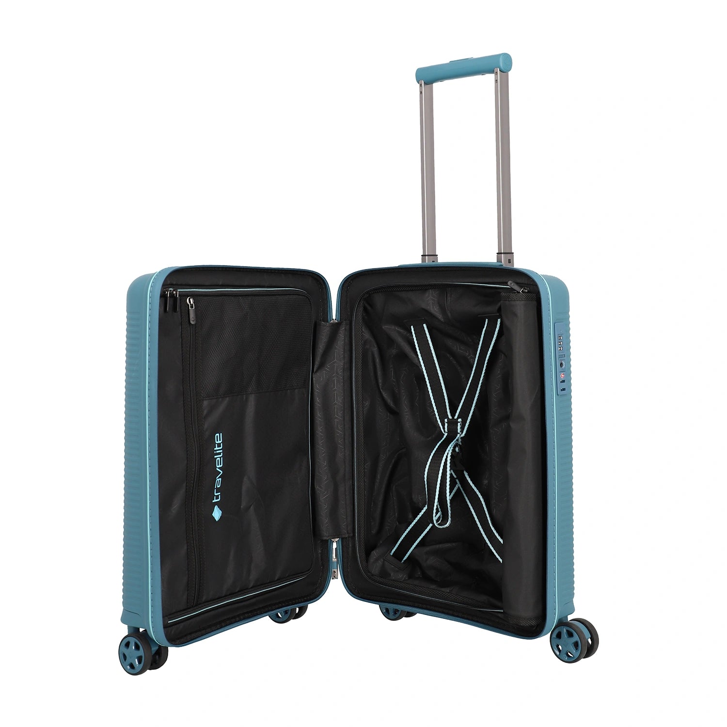 Travelite Roomer 4-Rollen Trolley S 55 cm - Schwarz