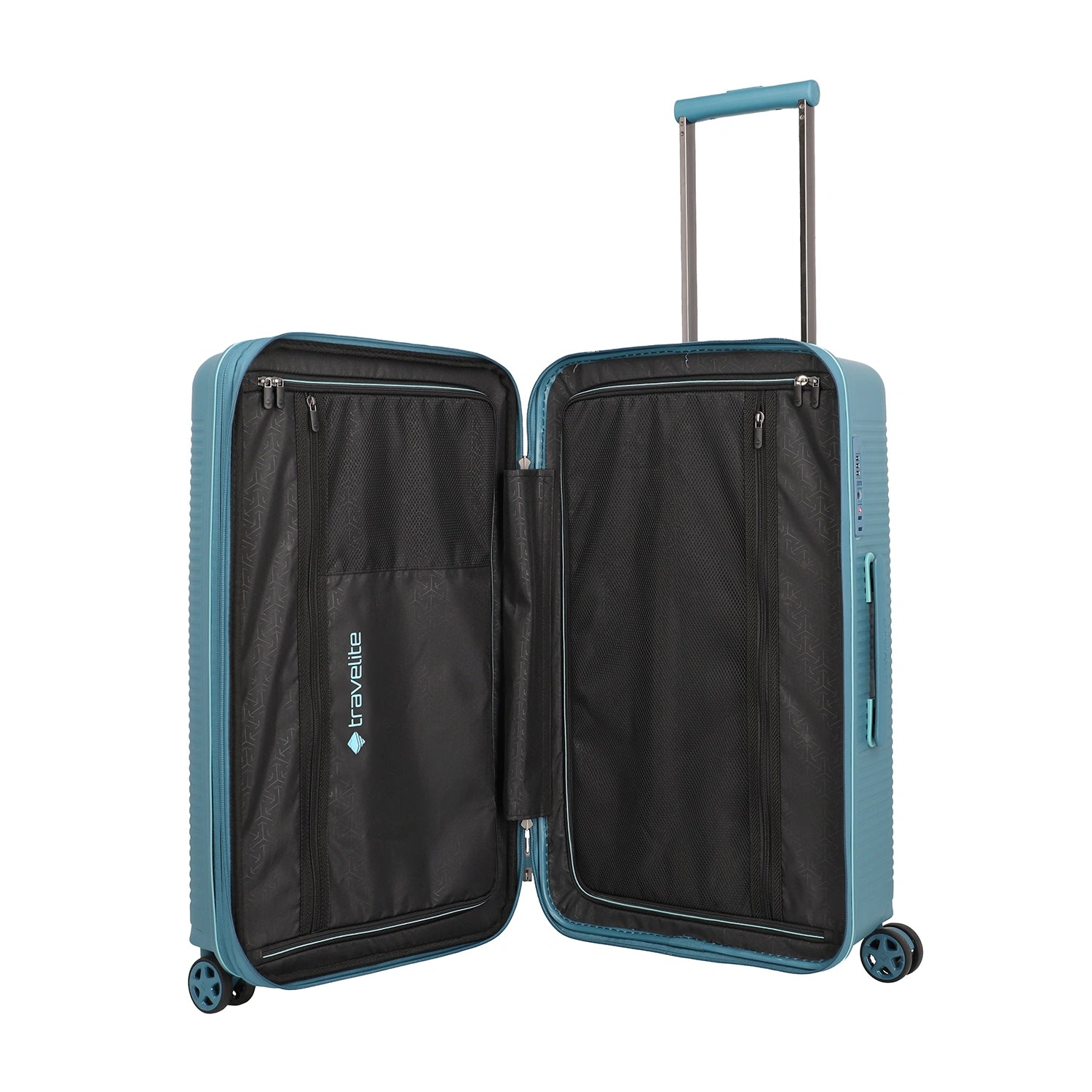 Travelite Roomer 4-wheel trunk M 66 cm - Aqua