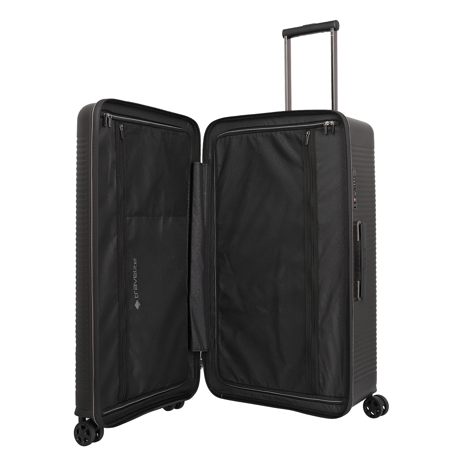 Travelite Roomer 4-Rollen Trunk L 78 cm - Schwarz