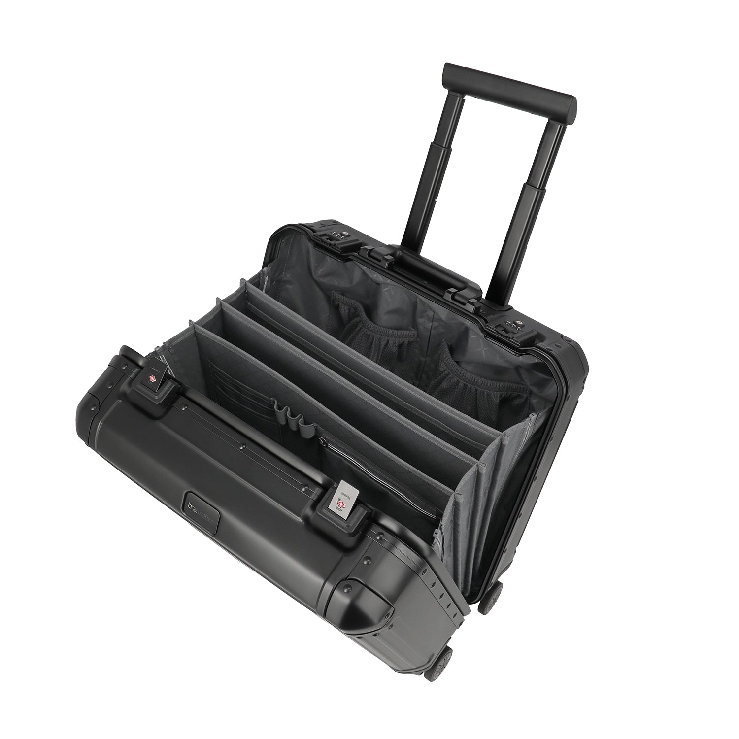 Travelite Next 4-Rollen Business Wheeler 44 cm - Schwarz