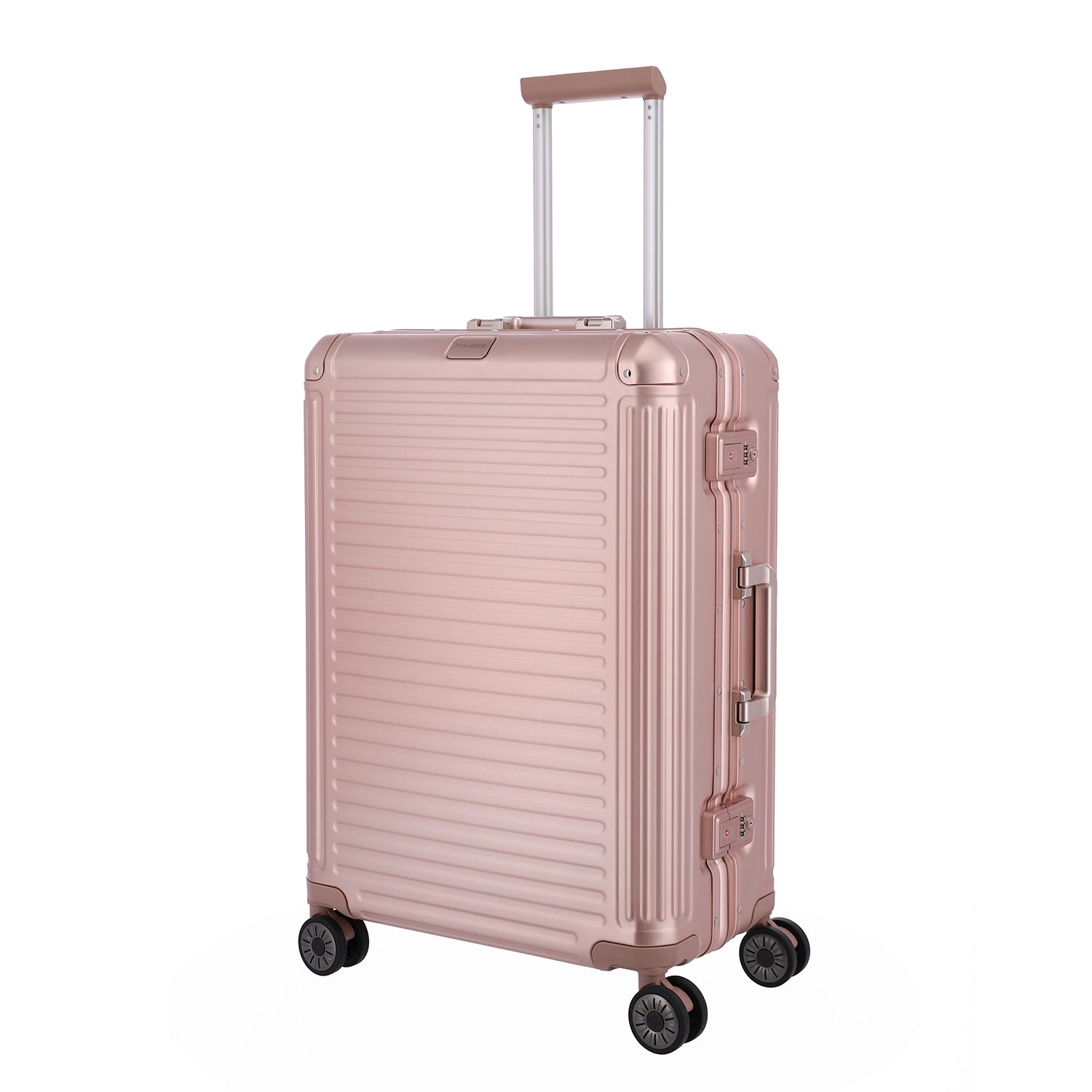 Travelite Next 4 - Rollen Trolley M 67 cm - Rose Travelite - koffer - direkt.de