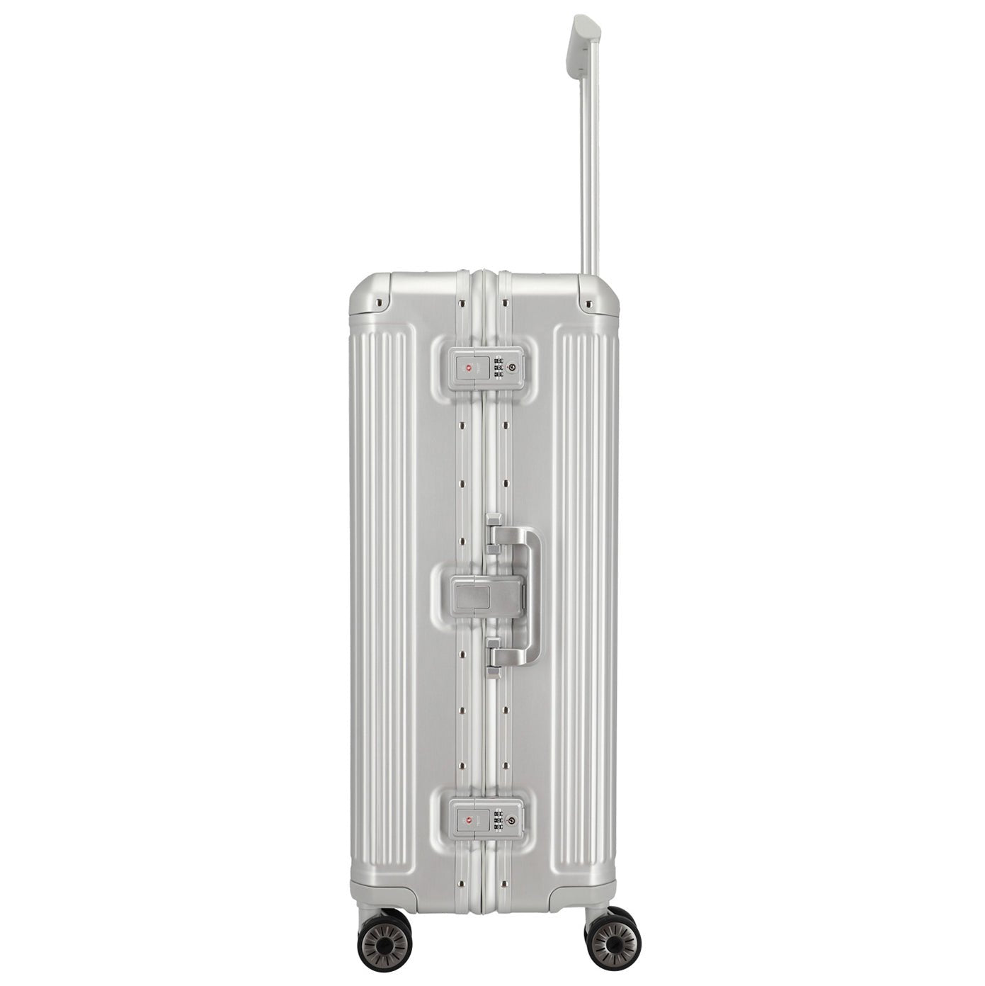 Travelite Next 4-Rollen Trolley L 77 cm - Silber