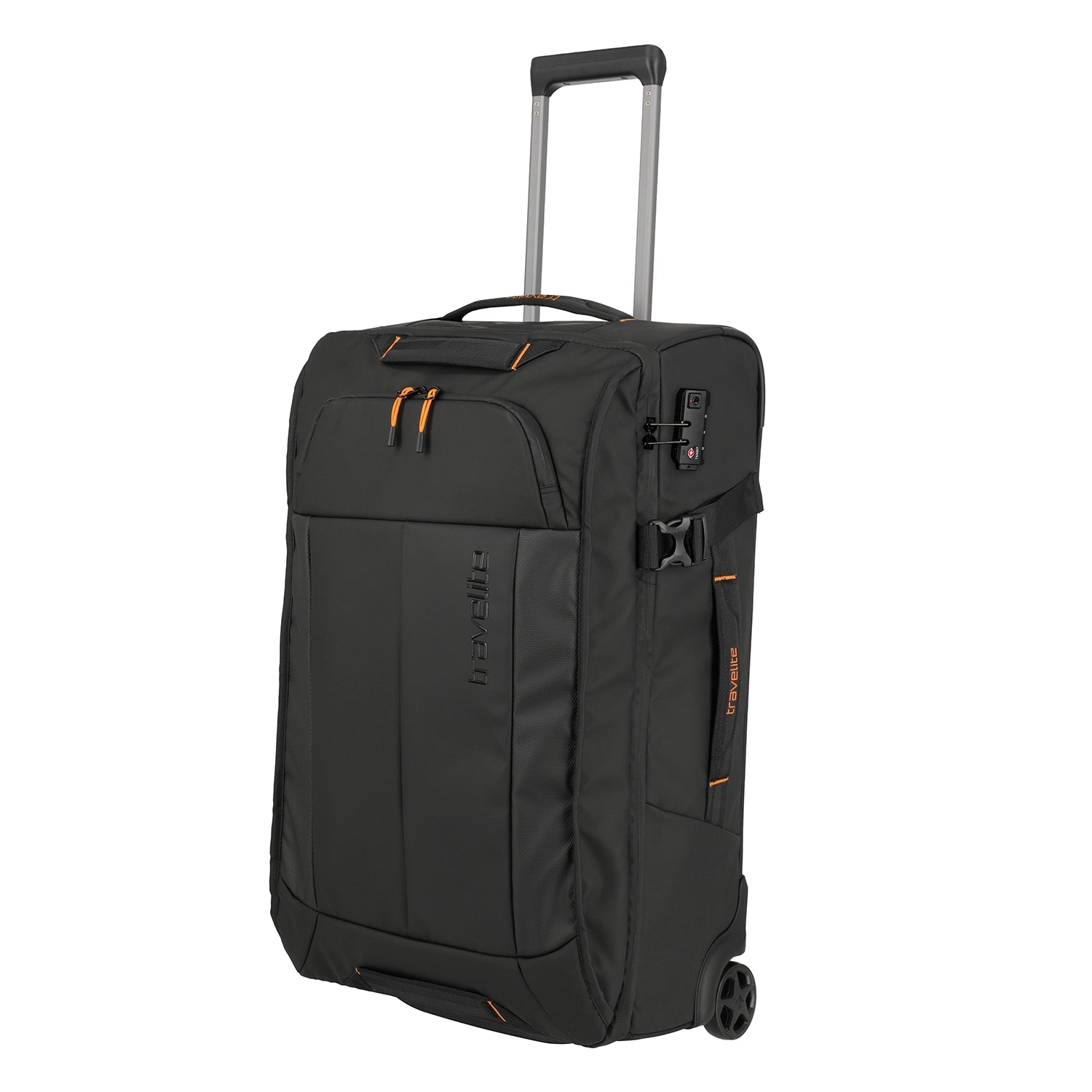 Travelite Briize Rollenreisetasche M 67 cm - Schwarz