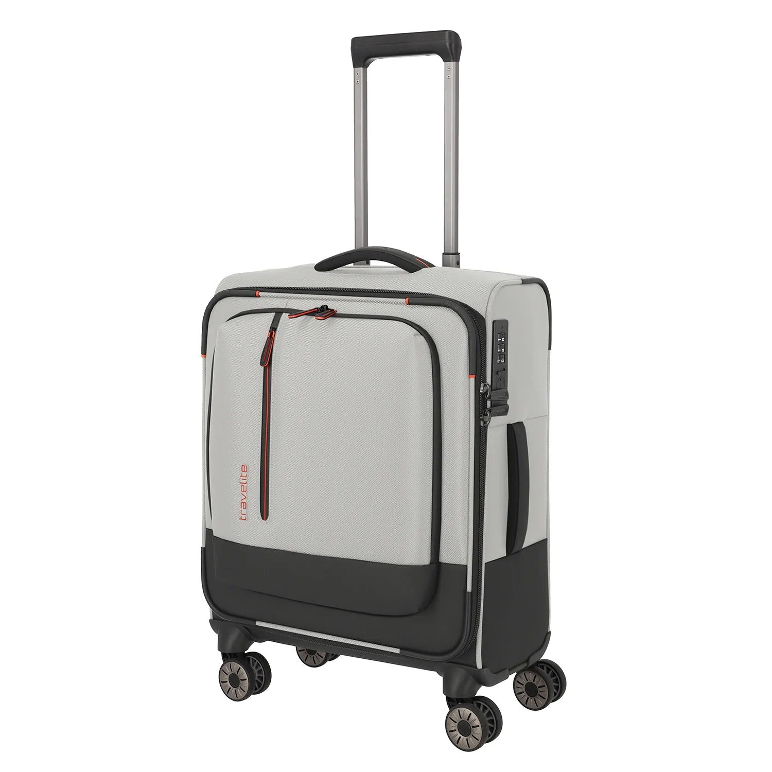 Travelite Crosslite 5.0 4-Rollen Trolley S 55 cm - Schwarz