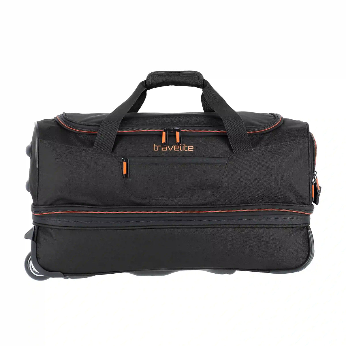 Travelite Basics Trolley Reisetasche 55 cm - schwarz - orange Travelite - koffer - direkt.de