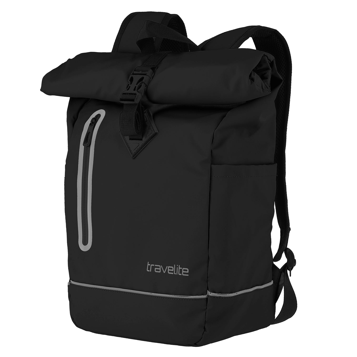 Travelite Basics Roll-Up Backpack Tarpaulin 48 cm - Black