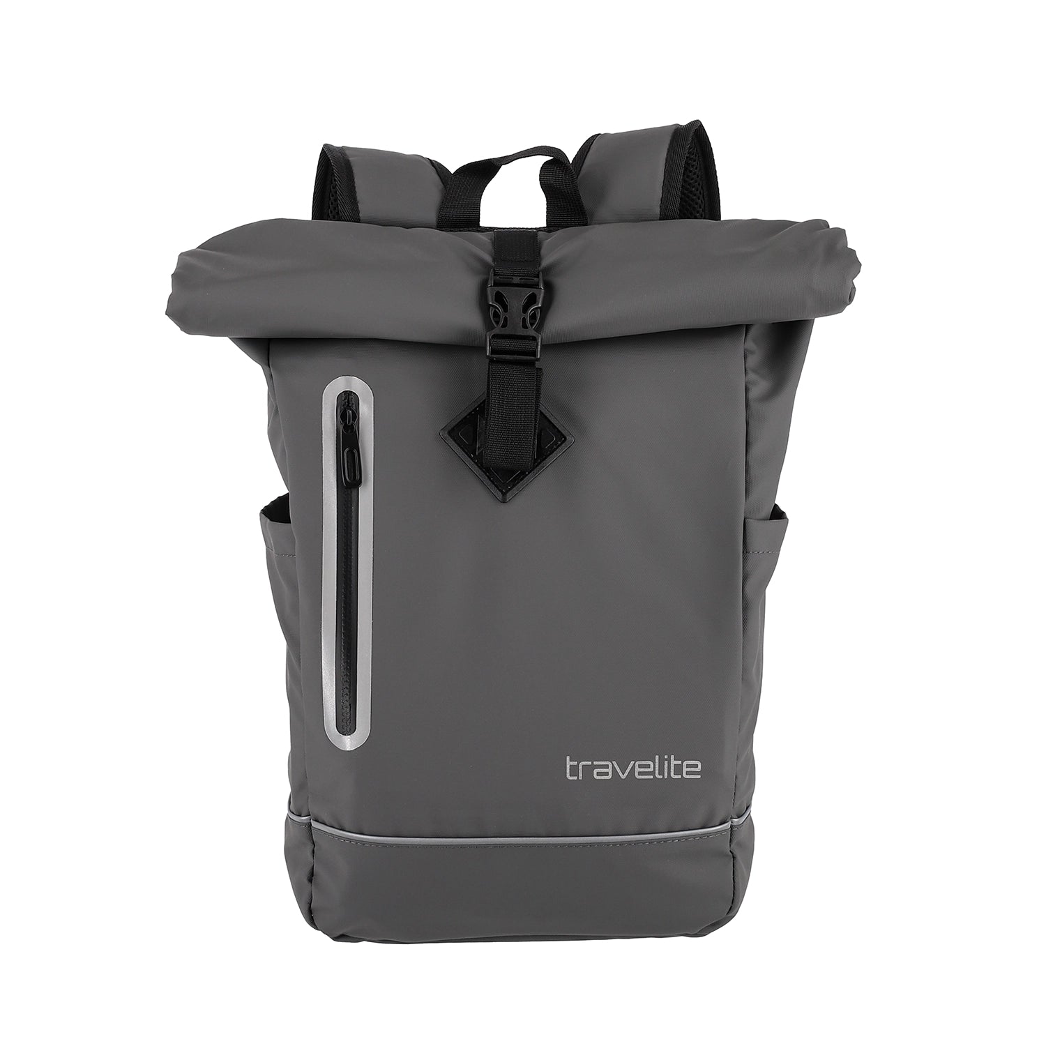 Travelite Basics Roll-Up Backpack Tarpaulin 48 cm - Anthracite