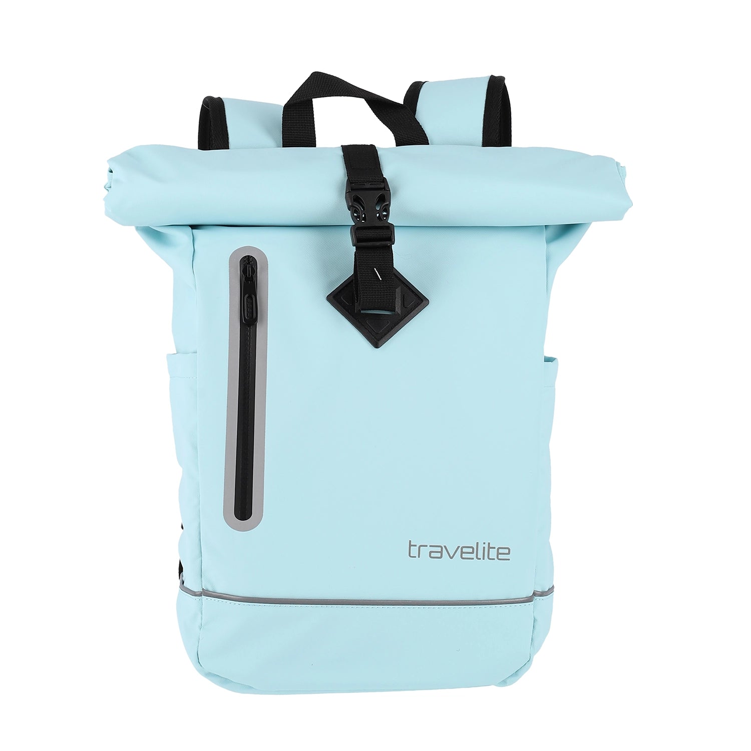 Travelite Basics Roll-Up Backpack Tarpaulin 48 cm - Aqua