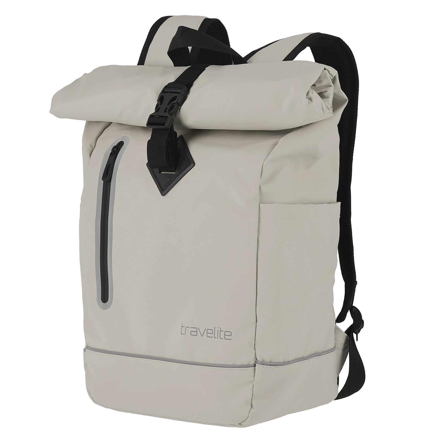 Bâche pour sac à dos enroulable Travelite Basics 48 cm - Ivoire