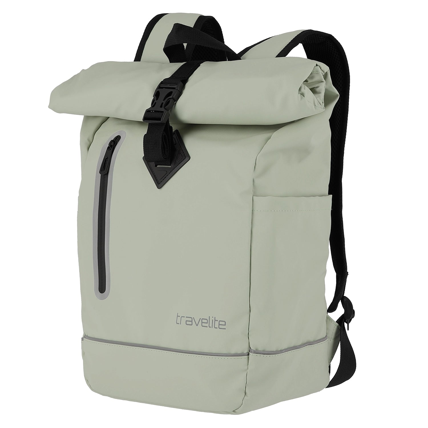 Travelite Basics Roll-Up Backpack Tarpaulin 48 cm - Light Green