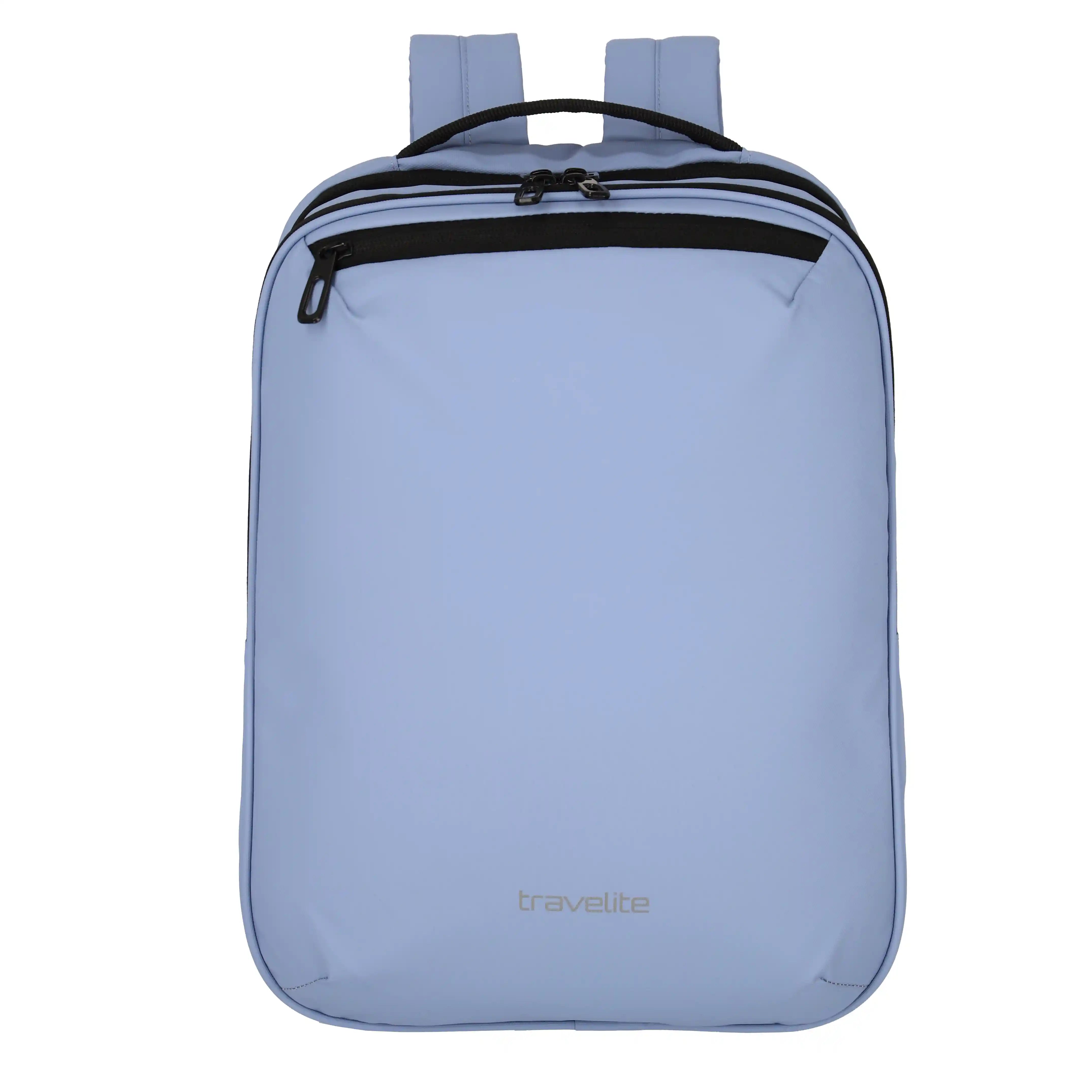 Travelite Basics Backpack Tarpaulin Zipper 40 cm - Navy