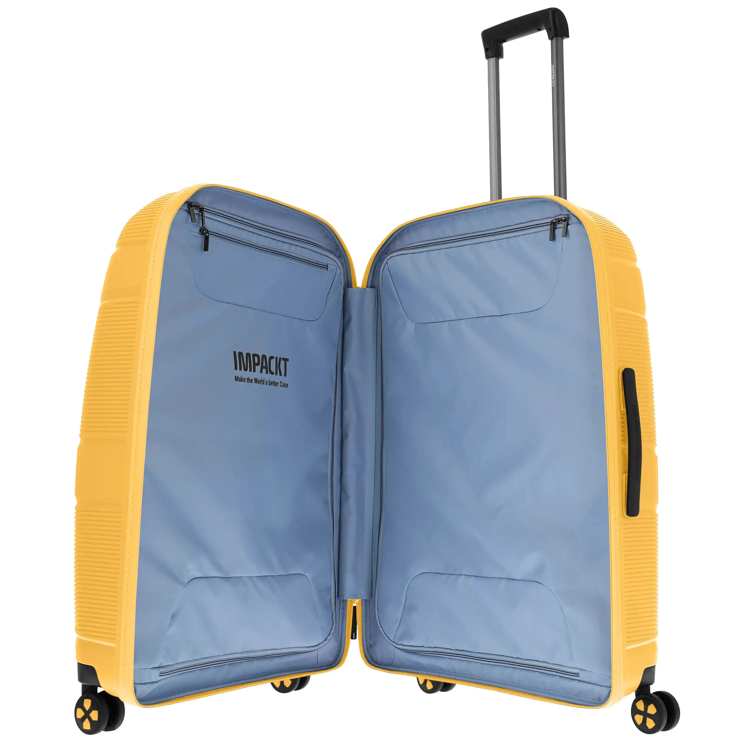 Impacked IP1 4-wheel trolley L 76 cm - Sunset Yellow