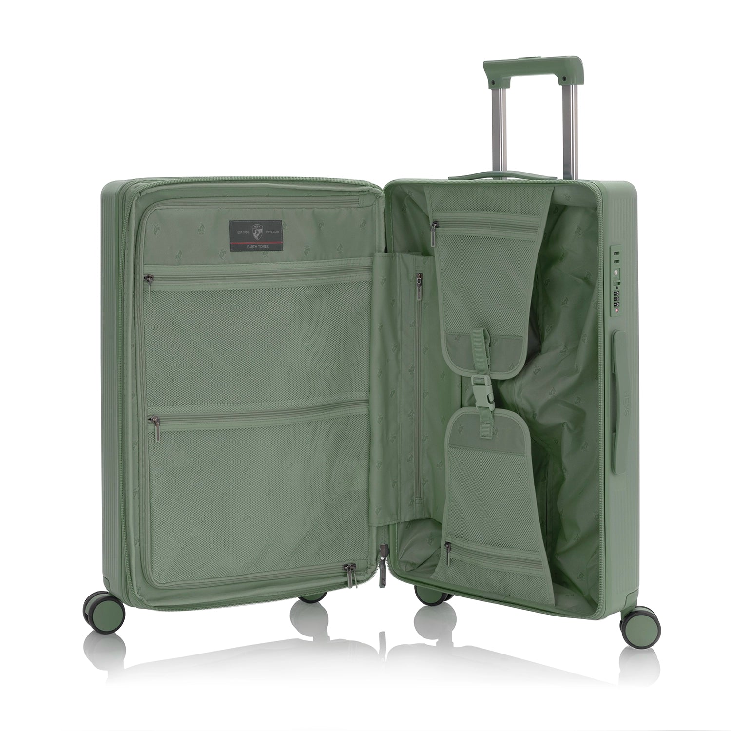 Heys Earth Tones 26" 4-Rollen Trolley 66 cm - Moss