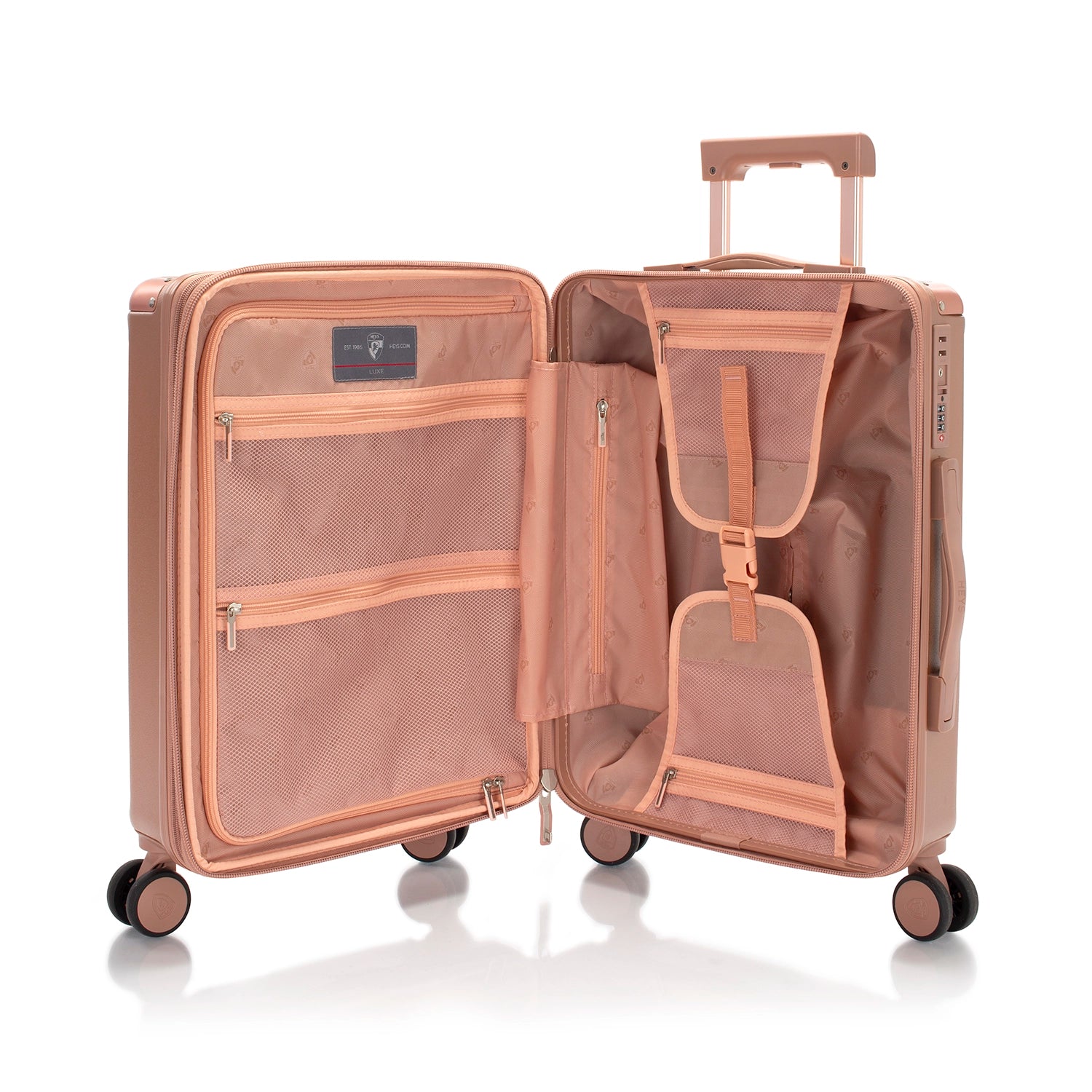 Heys Luxe 21" 4-Rollen Kabinentrolley 53 cm - Rose Gold