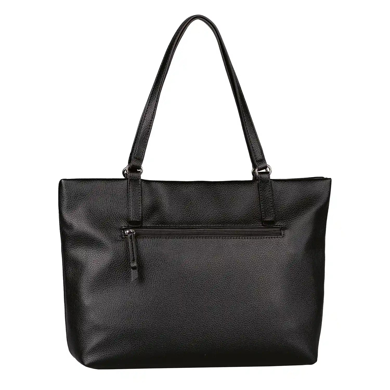 Tom Tailor Beca Zip Shopper L 44 cm - Black
