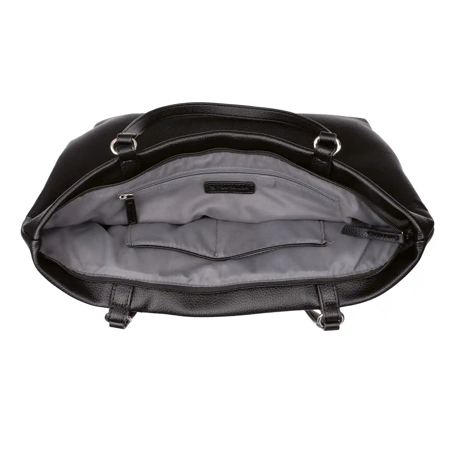Tom Tailor Beca Zip Shopper L 44 cm - Black
