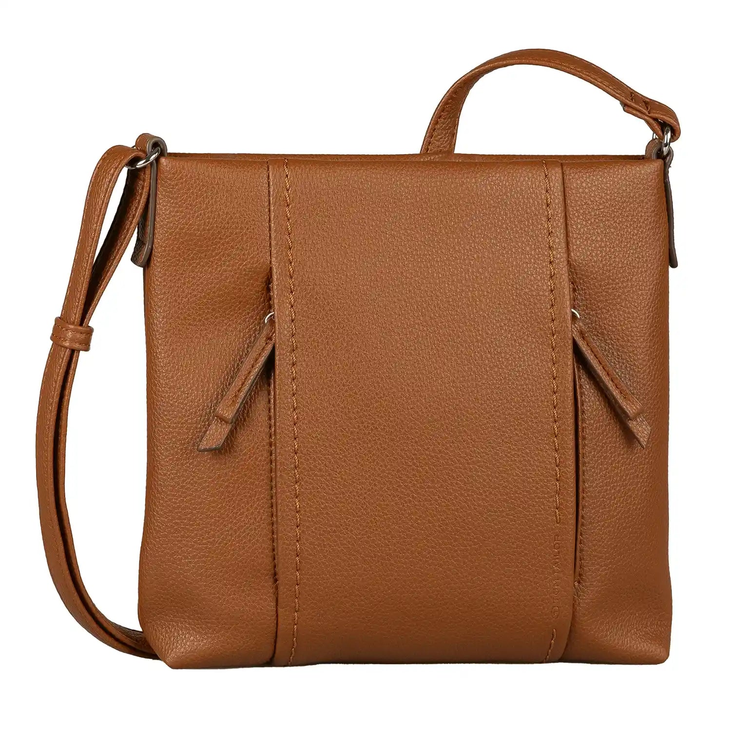 Tom Tailor Beca Cross Bag M 28 cm in Cognac – elegante Umhängetasche aus Lederimitat