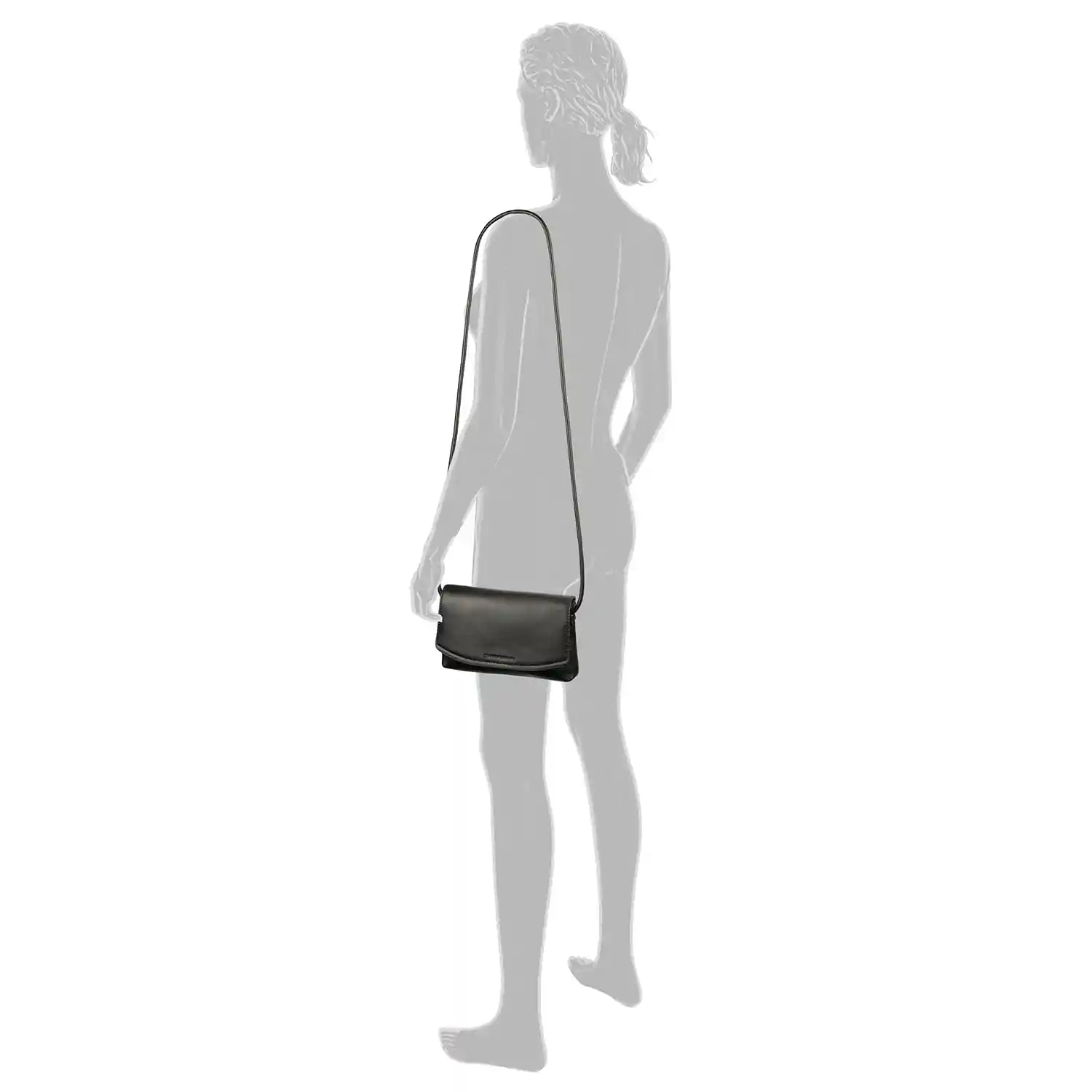 Tom Tailor Rissa Flap Bag XS No Zip 21 cm - Black