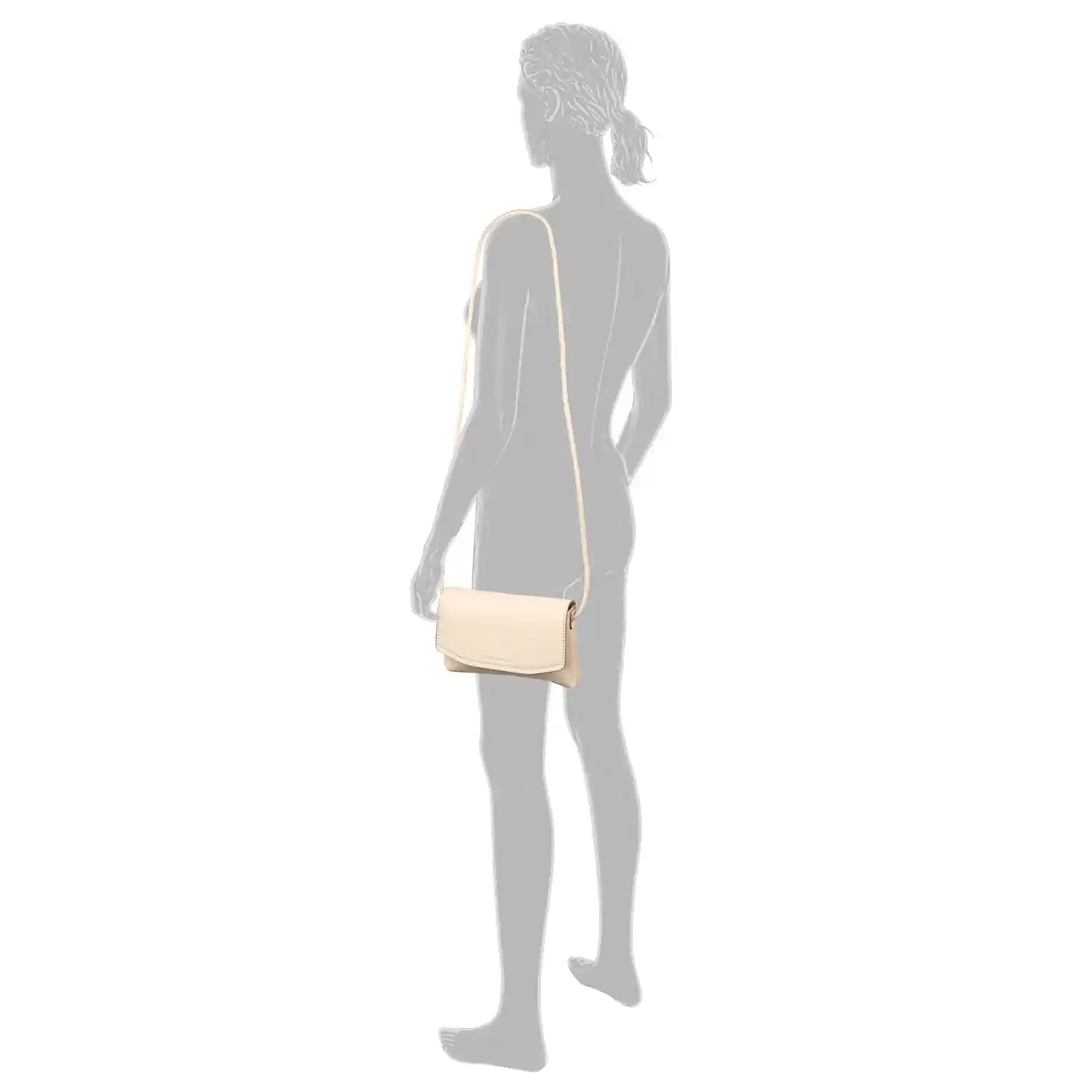 Tom Tailor Rissa Flap Bag XS No Zip 21 cm - Off White