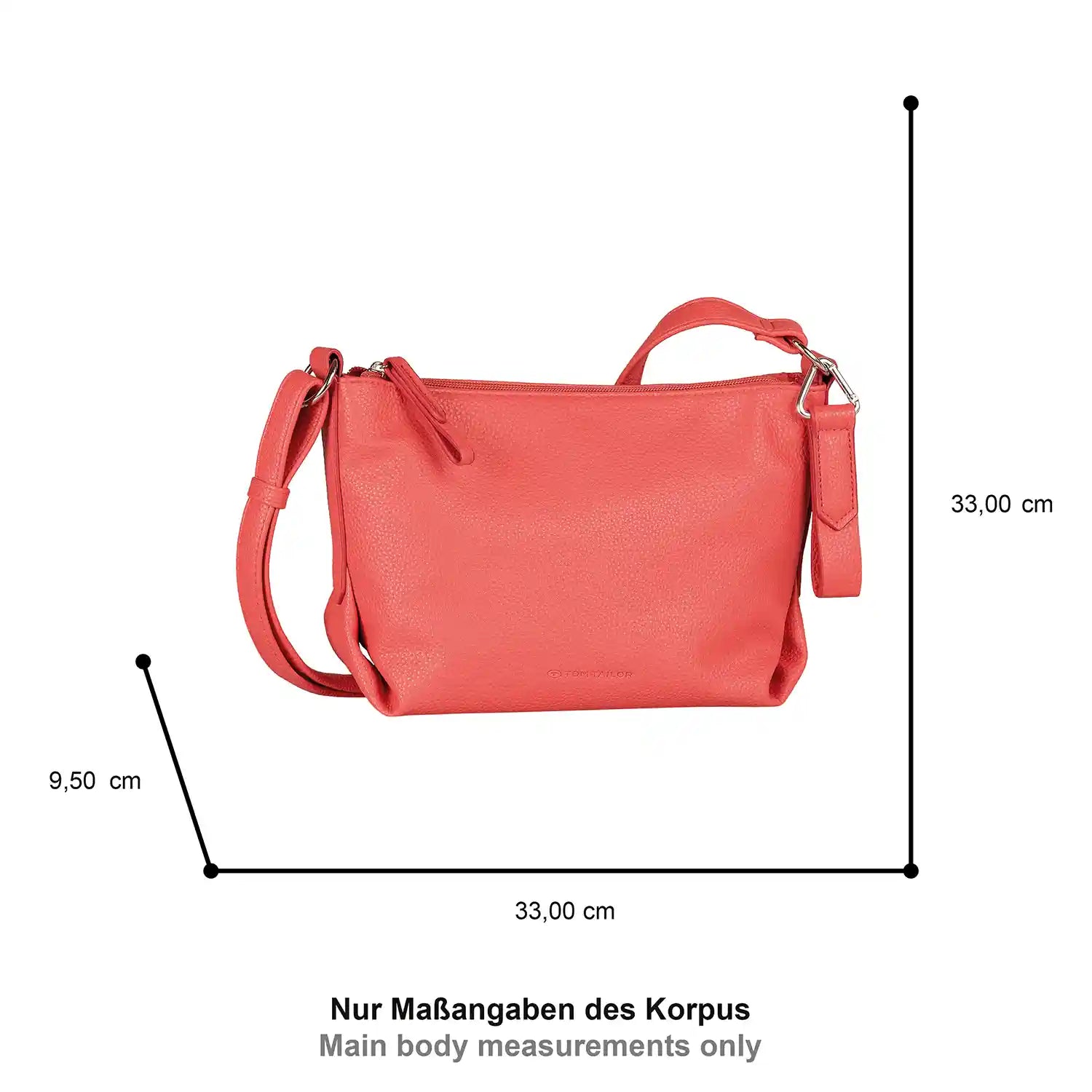 Tom Tailor Olive Cross Bag S 27 cm - Coral