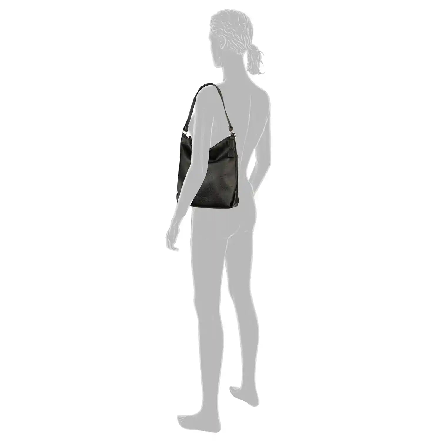 Tom Tailor Olive Hobo Bag M 33 cm - Black