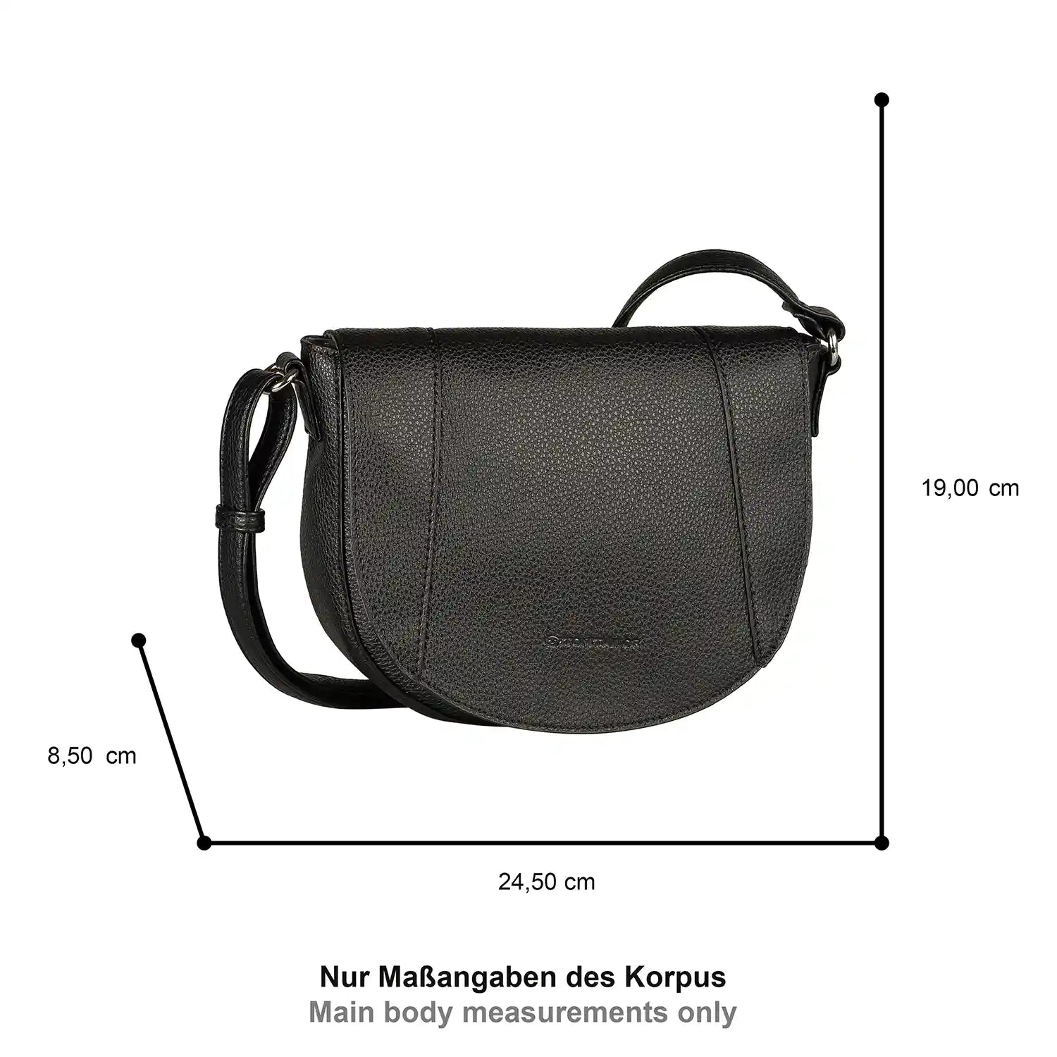 Tom Tailor Dahlia Saddle Bag 25 cm - Black