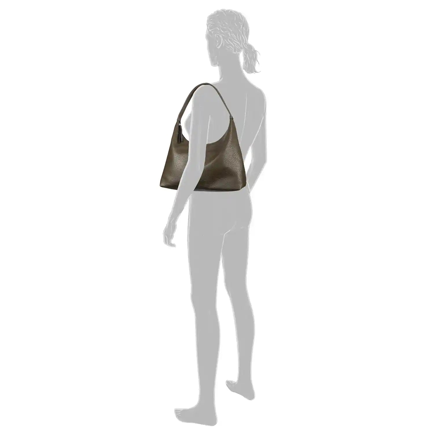 Tom Tailor Evelina Hobo Bag M 37 cm - Khaki