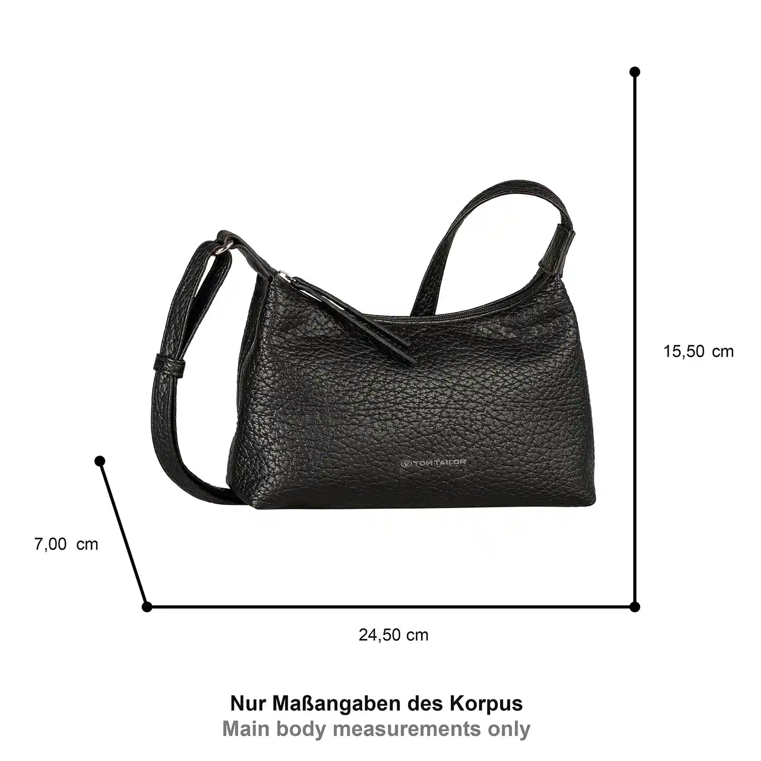 Tom Tailor Evelina Cross Bag S 25 cm - Black