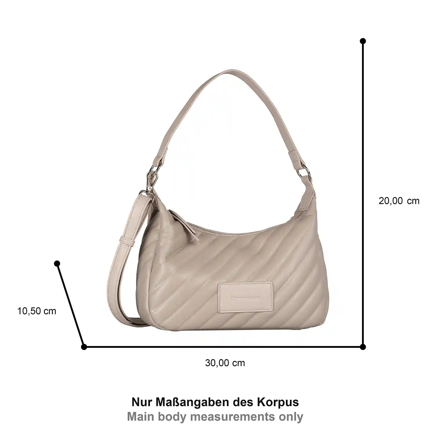 Tom Tailor Mirela Shoulder Bag 30 cm - Grey