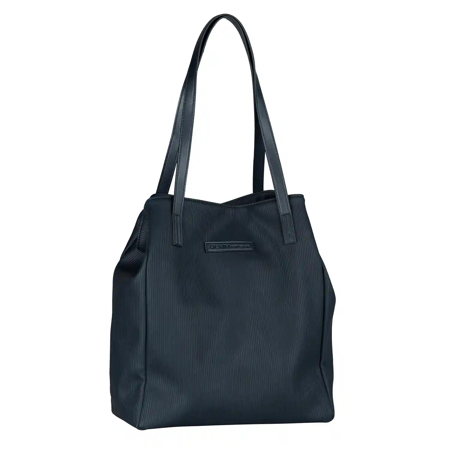 Tom Tailor Denim Arona Cord Shopper M 42 cm in Dark Blue - modische Tasche ohne Reißverschluss für Damen