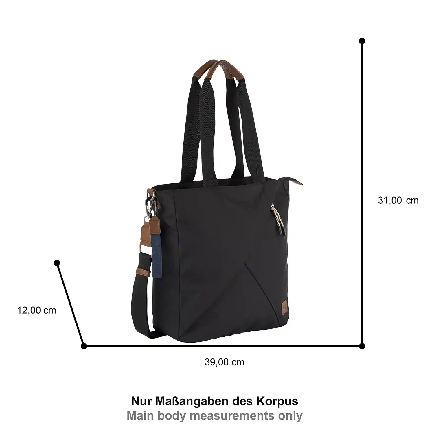Camel Active Aurum Zip Tote Bag M 39 cm - Black