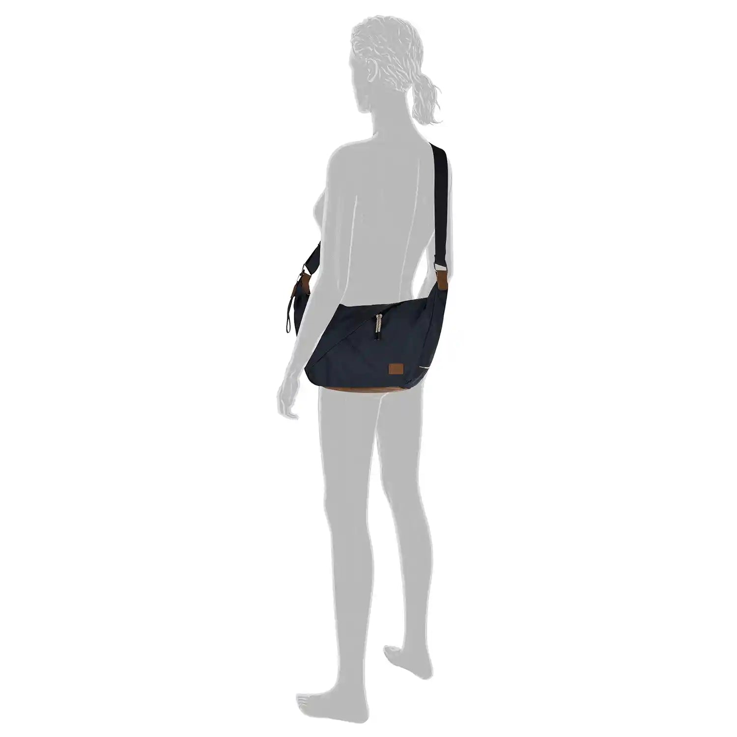 Camel Active Aurum Hobo Bag L 40 cm -  getragen über der Schulter, Alltagstauglich