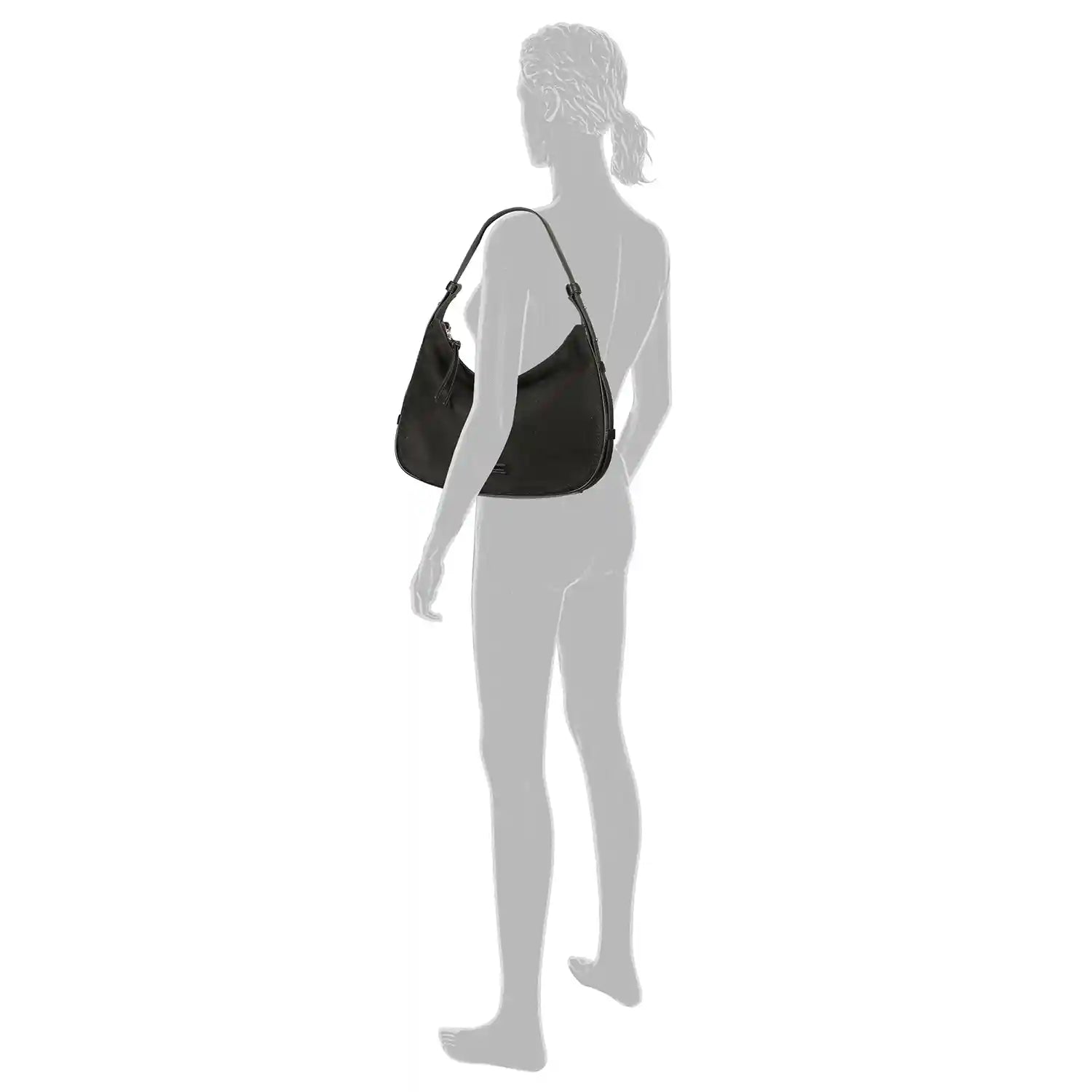 Tom Tailor Lysa Hobo Bag M 35 cm - Black