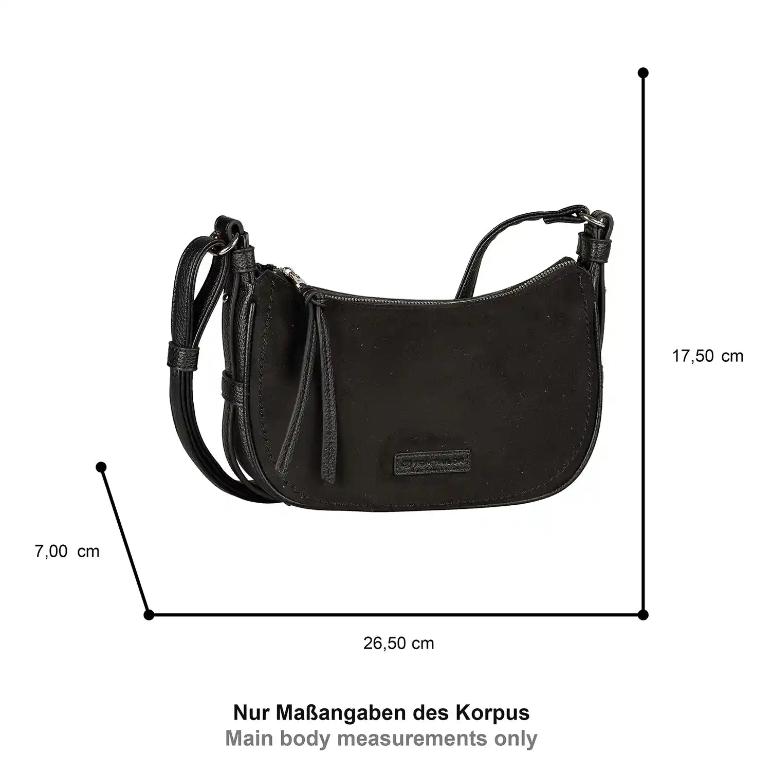 Tom Tailor Lysa Cross Bag S 27 cm - Black