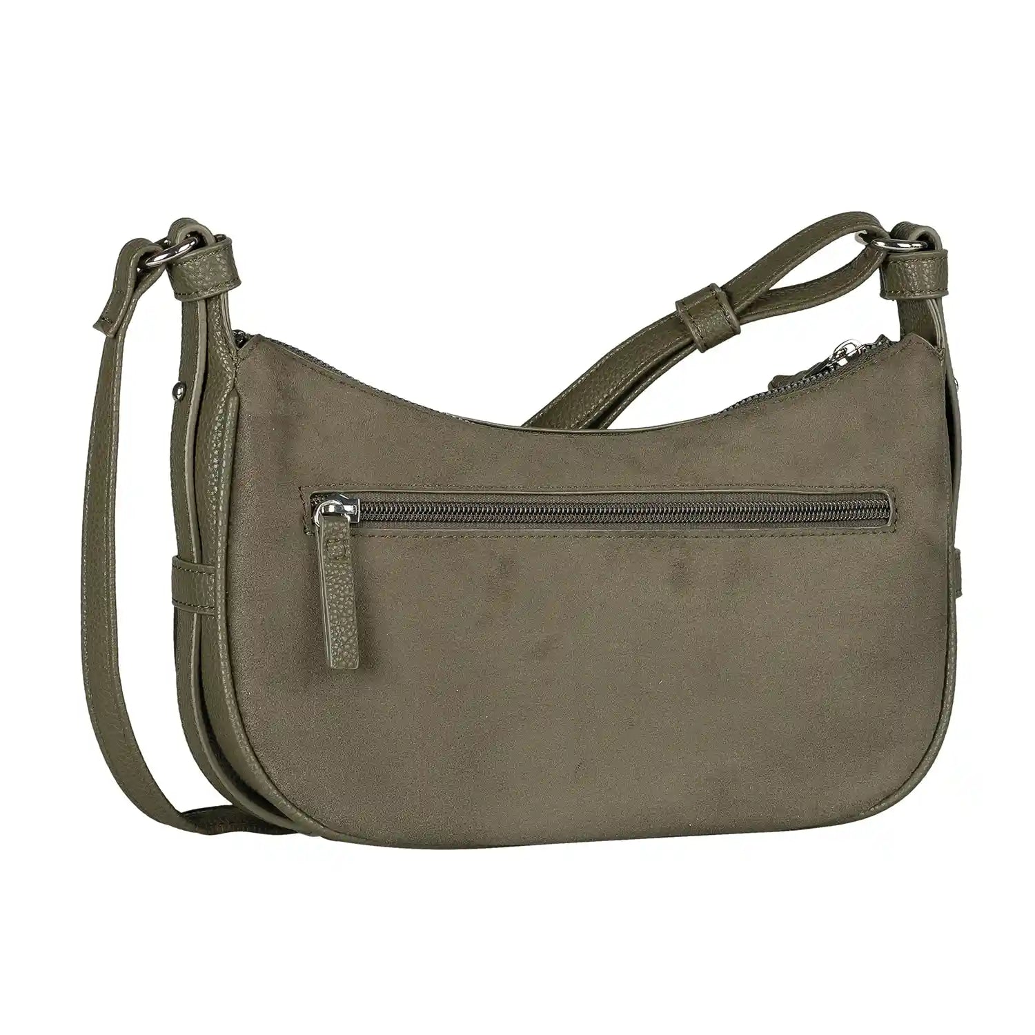 Tom Tailor Lysa Crossbag khaki - verstellbarer Schulterriemen mit hochwertigem Reißverschlussanfasser
