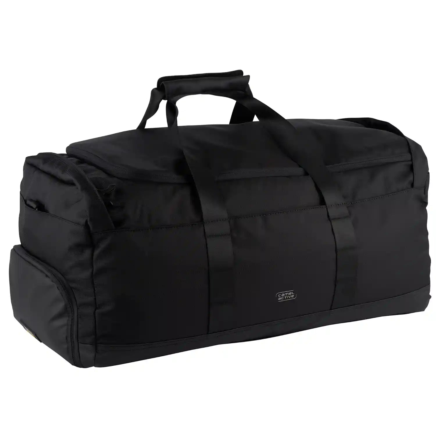 Frontansicht Camel Active Connect Weekend Bag 61 cm - Black, mit Tragegriff